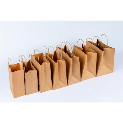 China Recyclable custom shop restaurant custom sublimation black paper bag shiny brown paper bags small for sale