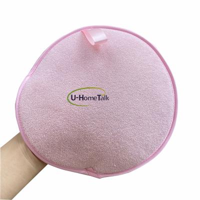 China EXFOLIATING Customized Logo New Design Body Bath Eco Friendly Organic Exfoliating Skin Cleanser Scrub Scrubber Wash Sponge for sale