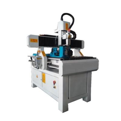 China Building Material Shops Best Mini Size CNC Router 6090 Carving Milling Machine 5 Axis For Metal for sale