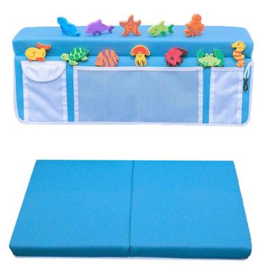 China Sustainable Bath Kneeler And Elbow Rest Padded Knee Mat For Tub Bathing Bathroom Bath Kneeling Pad for sale