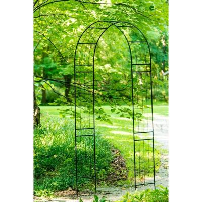 China Easily Assembled Garden Wedding Arch Axis Arch Trellis For Plants Roses Vines Support Climbing Rack for sale