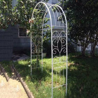 China Easily Assembled Outdoor Metal Garden Axle Wedding Arch For Different Plants Climbing Vines, Bridal Party for sale