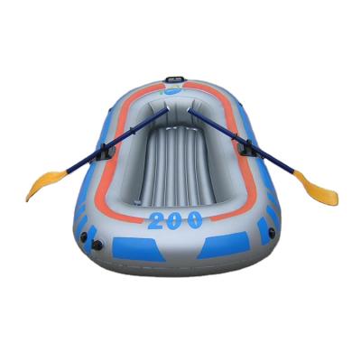 China Easy Rowing Boat Rubber Inflatable Canoe Fishing Boat PVC Swimming Pool or Beach Rowing Finshing Kayak for sale