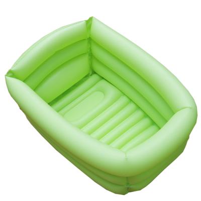 China Mini Inflatable Non Slip Tub Fold And Unfold Easy Inflatable Swimming Pool Tub For Kids for sale