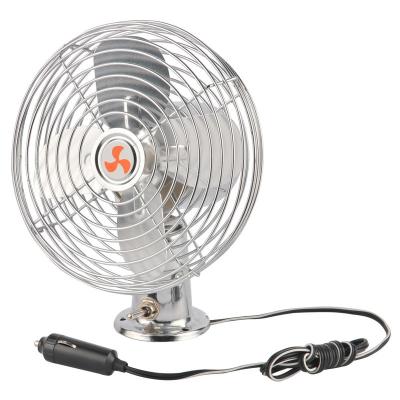 China Metal 6 Inch Luxury 12V Metal Car Fan for sale