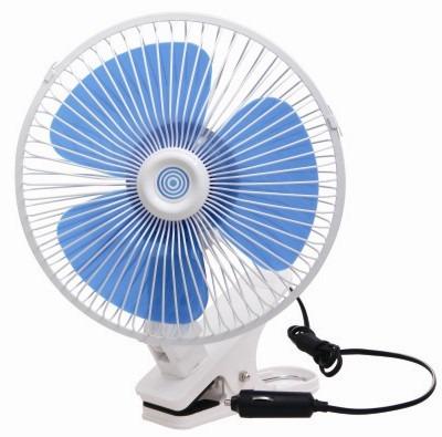 China PP+metal with gimbal and clip 360 degree swinging car fan for sale