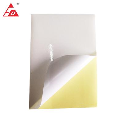 China Waterproof Self Adhesive Mirror Cast Coat Sticker Paper For Middle East Market for sale