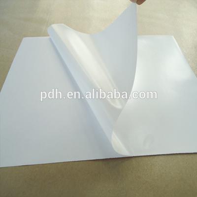 China 80gsm Waterproof Self Adhesive Annotate Semi Paper With Strong Water Based Adhesive/Hot Melt Composited Adhesive With White/Yellow Coating for sale