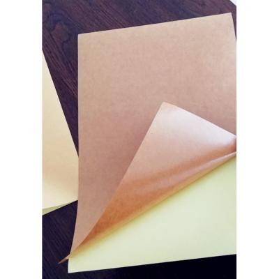 China A4 Moisture Proof Self Adhesive Backed Printable Kraft Paper Labels for sale