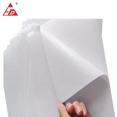 China Waterproof PE Sticker Raw Material Label Stickers Digital Printing Factory for sale