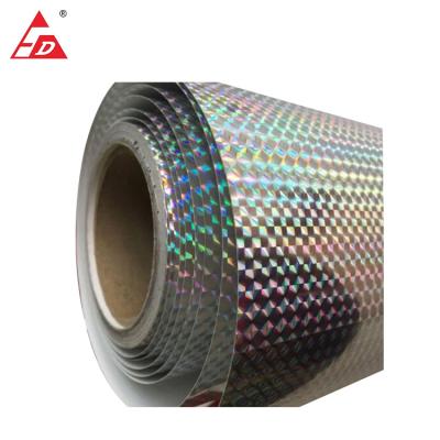 China Heat Resistant Self Adhesive Holographic PVC Film Label Materials 50mic for sale