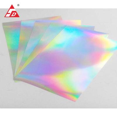 China waterproof 3d sticker hologram laser label vinyl sticker paper adhesive sheet made in china for sale