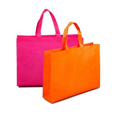 China Promotional Good Quality Folding Tote Pp Non Woven Shopping Grocery Packaging Bag for sale