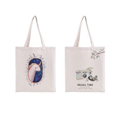 China Factory Supply Interesting Price Easter Canvas Folding Gift Bag Tote Bag Lady Portable Shopping Bag Colorful for sale