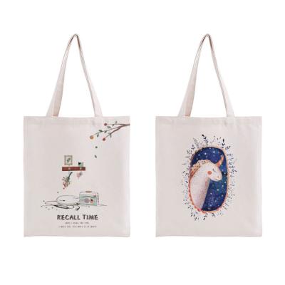 China Best Price Top Quality Shopping Bags Canvas Tote Bags Cotton Folding Makeup Bag for sale