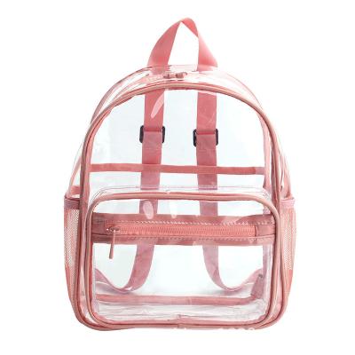 China Cheap waterproof candy transparent color PVC fashion backpack girls backpacks school backpack for sale