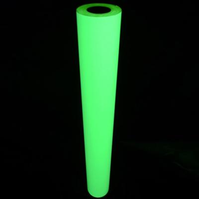 China For digital eco-solvent printing Glow in the dark light strip film overlay photoluminescent paper with printing 6-8 hours for sale