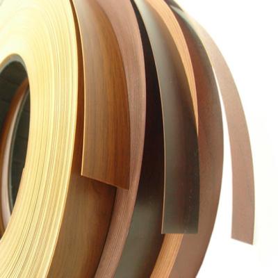 China High and Low Temperature Resistance Sideboard PVC Edging Strip for Particleboard for sale