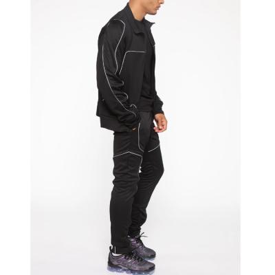 China Reflective Sports Tracksuits Custom Sweatsuit Breathable For Men's Routine Wear for sale