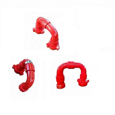 China Fig 1502 Elbow Of Swivel Joint Unions Swivel Joint For Oil And Diesel Oil Gas Water Industrial Female Reducing Casting Round Reduction Customized for sale