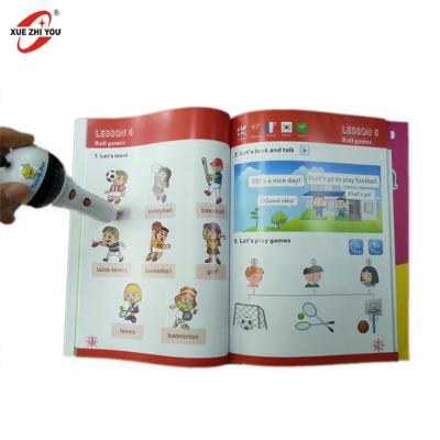 Китай Toy Factory Customized Wholesale Preschool Educational English Speaking Pen Book Educational Language Skills For Kids продается