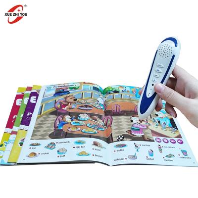 China Educational Toy Preschool English Talking Book with Pen Magic Reader for Kids Learning English Audio Pen Christmas Toys for Children for sale