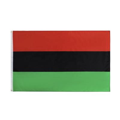 China OEM Wholesale 3x5ft Pan Afro African American Unia Red Black Green Flag for sale