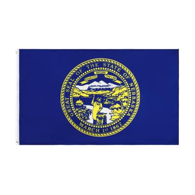 China Wholesale OEM 3*5fts Nebraska Flag Read To Ship for sale