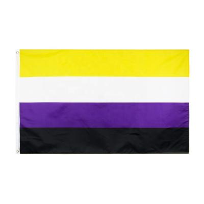 China OEM 3x5ft Nonbinary Gender Identity NONBINARY Flag NOTA: Pride Genderqueer GQ for sale