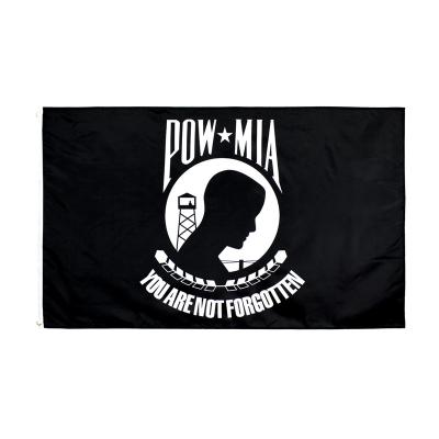 China High Quality Printed OEM Polyester 3*5FT POW Mia Flag for sale