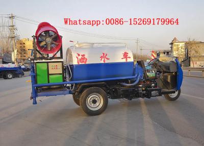 China QUALITY Material china new brand 3-wheel 18hp 2cbm water sprinkler truck for sale