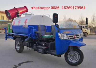 China QUALITY Material chinese fuel low consumption 3-wheel 18hp 2000 liters international water truck for sale