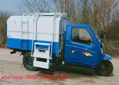 China QUALITY Material china supply three wheeler 22hp 5 cubic meters capacity mini garbage truck for sale