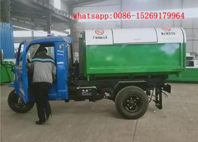 China QUALITY Material china new type 3 wheel 22hp 5cbm capacity small garbage truck for sale for sale