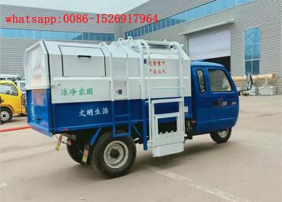 China QUALITY Material china three wheeler vehicles type 22hp 5m3 capacity small trash truck for sale