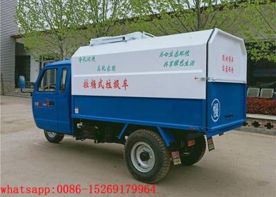 China QUALITY Material china diesel engine three wheel truck 22hp 3ton 5ton small refuse trucks for sale