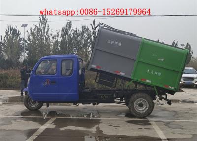 China QUALITY Material china made 22hp three-wheel 5 cubic meter waste management garbage truck for sale