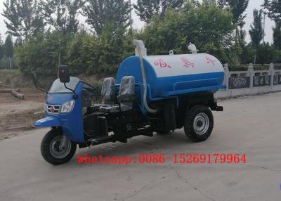 China QUALITY Material Chinese poop suction treatment three wheel type 22hp 3m3 fecal suction truck for sale