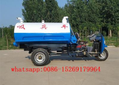 China QUALITY Material china made diesel engine three wheel 22hp 3ton fecal suction tank truck for sale