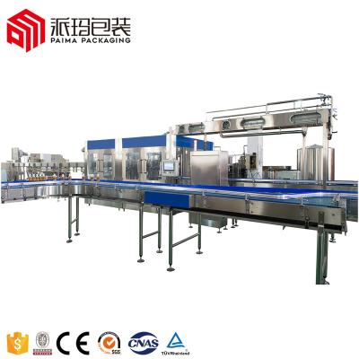 China Automatic Food Bottle Washing Filling Capping Carbonated Soft Drink Making Machine for sale