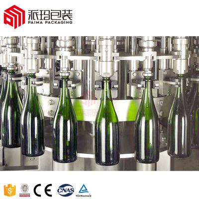 China Capping Line Liquor Food Liquor Labeling Machine Line Wine Cocktail Whiskey Brandy Automatic Bottle Filling Beer Bottling Machine for sale