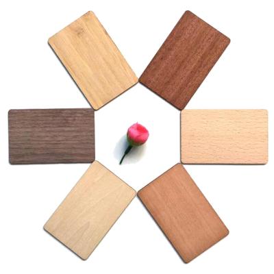 China Reusable Wooden Key Cards of High Quality Wooden RFID Friendly Material for sale