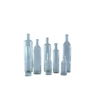 China Frying Oil Multi Specification Olive Oil Glass Bottle Transparent Glass Bottle for sale