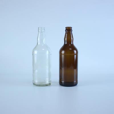 China Custom Personal Care 250ml 500ml 330ml Beer Bottle Brown Glass Bottle 640ml Green Beer Bottle With Cap for sale