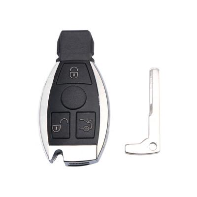 China Excellent Plastic Remote Key Fob With 3 Button 433MHz/49 Transponder Chip For BGA Car Key for sale