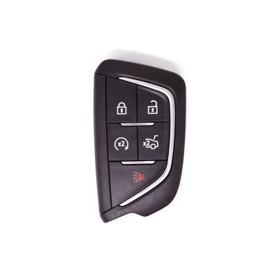 China Plastic +Metal Original Keyless Go Car Smart Key With 4+1 Button ASK433.9MHz 49chip For Cadillac CT5 Remote Key Fob for sale