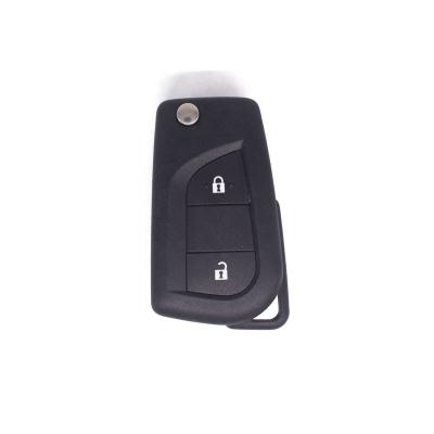 China Replace the original car key replacement flip car remote key with 2 button 433MHz 8A chip car key for sale