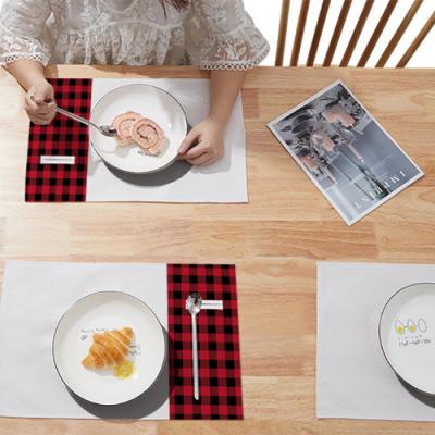 China Other Personal Custom Sublimation Blanks Kitchen Reusable Sublimation Table Mat Blank Heat Resistant Place Mat for sale