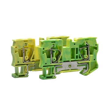 China Household/Industrial Checkout/Automotive & Motorcycle Wiring UTL 800V Spring Din-Rail Ground Grounding Mounted ERO Terminal Blocks for sale