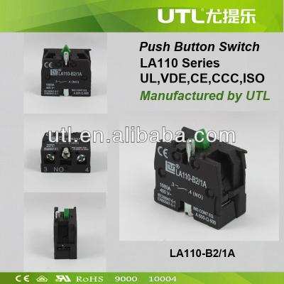 China LA110-B2/1A 220V Screw Group NO/NC Contact Switch IP65 Protection Class LA110-B2/1A for sale